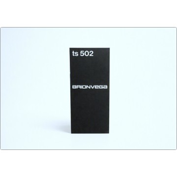 Instruction Booklet BRIONVEGA Ts 502