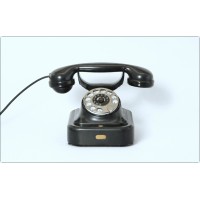 Telefono da Tavolo SIEMENS Mod. W 28, Made in Italy 1928, Bachelite