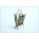 MAISON JANSEN Magazine Rack - Brass / Glass - Neoclassical '40 Paris