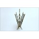 MAISON JANSEN Magazine Rack - Brass / Glass - Neoclassical '40 Paris