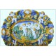 Majolica Plate - IMBRES Manufactory of Pavia - 18th century