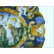 Piatto in maiolica - IMBRES Manifattura di Pavia - 18th Century