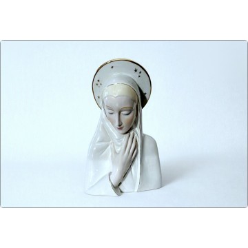 A. RONZAN - Scultura in Ceramica - Madonna - Italy 1940