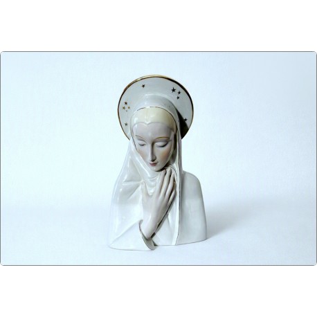 A. RONZAN - Ceramic Sculpture - Madonna - Italy 1940