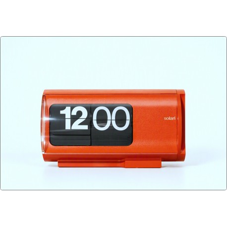 Table Clock Solari Udine Mod. CIFRA 3 SYNCHRON, Design G. Valle