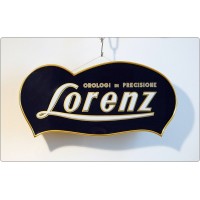 Banner Advertising Light LORENZ, Made in Italy 1950
