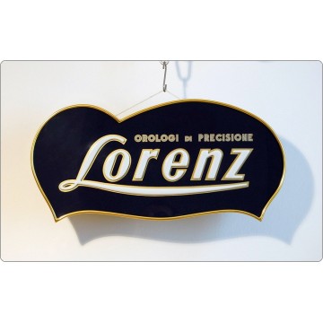 Insegna Luminosa LORENZ, Made in Italy 1950