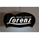 Banner Advertising Light LORENZ, Made in Italy 1950