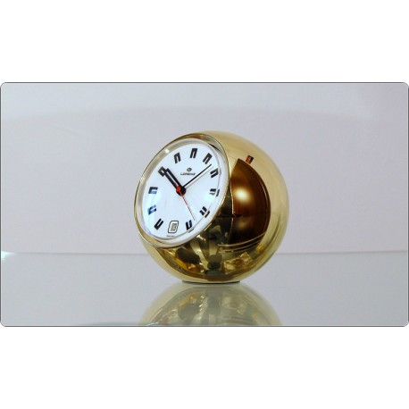 Table Clock LORENZ, Mod. Sphere, Swiss Made 1950