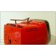 Brionvega Algol 11, Design Zanuso, Sapper, Italy 1964 - ROSSO