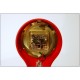 Table Clock SECTICON Mod. T1, Design A. Mangiarotti, Swiss Made 1956 - RED
