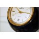 Table Clock MARVIN, Swiss Made 1950 - Flecked GALALITH