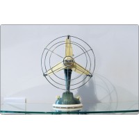 Ventilatore da Tavolo Ercole Marelli Mod. O / 254, Italy 1950 - Verde