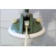 Ventilatore da Tavolo Ercole Marelli Mod. O / 254, Italy 1950 - Verde