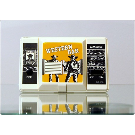 CASIO CG-300 - Video Game LCD - WESTERN BAR - Japan 1980