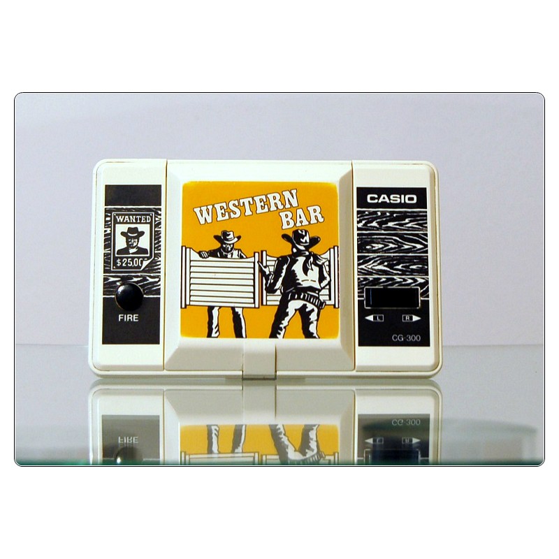 CASIO CG-300 - Videogioco LCD - WESTERN BAR - Japan