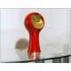 Orologio da Tavolo SECTICON Mod. T1, Design A. Mangiarotti, Swiss 1956 - Rosso