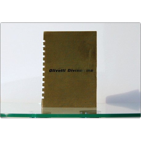OLIVETTI Divisumma 14 - Libretto di Istruzioni, uso e manutenzione