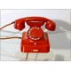 Desk Phone SIEMENS Mod. W 48 LIMITED - Bakelite - RED