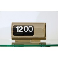 Table Clock Solari Udine Mod. CIFRA 3 SYNCHRON, Design G. Valle - GREY Color