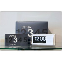 Orologio da Tavolo Solari Udine Mod. CIFRA 3 - LIMITED EDITION MoMa 1990 - BIANCO
