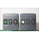 Table Clock Solari Udine Mod. CIFRA 3 - LIMITED EDITION MoMa 1990 - GREEN Color