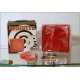 Table Fan ARIANTE Vortice, Design M. Zanuso 1973 - RED in Original Box