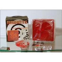 Table Fan ARIANTE Vortice, Design M. Zanuso 1973 - RED in Original Box
