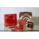 Table Fan ARIANTE Vortice, Design M. Zanuso 1973 - RED in Original Box