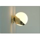 Pair of Wall Sconces GLASS SPHERE Art. A-026 - Brass structure