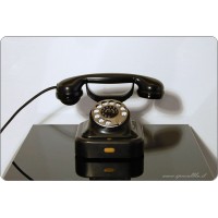 Telefono da Tavolo SIEMENS Mod. W 28, Made in Italy 1928, Bachelite