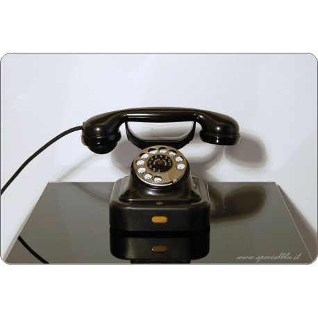 Telefono da Tavolo SIEMENS Mod. W 28, Made in Italy 1928, Bachelite