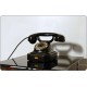 Desk Phone SIEMENS Mod. W 28, Made in Italy 1928, Bakelite