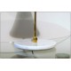 Table Lamp Art. TL-060 - Brass / Marble - RED Color