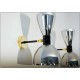 Pair of Wall Sconces Art. A-086 - Brass structure - CHROME