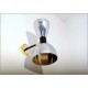 Pair of Wall Sconces Art. A-086 - Brass structure - CHROME