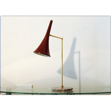 Lampada da Tavolo Art. TL-068 - Ottone / Marmo - PORPORA