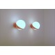 Pair of Wall Light GLASS SPHERE Art. A-027 - PINK Color