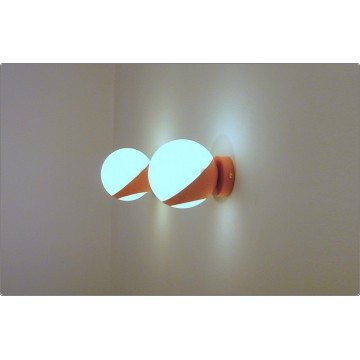 Wall Lamp GLASS SPHERE Art. A-027 - PINK Color