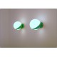 Pair of Wall Light GLASS SPHERE Art. A-029 - GREEN Color