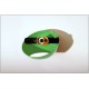 Pair of Wall Light GLASS SPHERE Art. A-029 - GREEN Color
