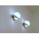 Applique SFERA GLASS Art. A-025 - Ottone Cromato