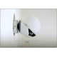Applique SFERA GLASS Art. A-025 - Ottone Cromato