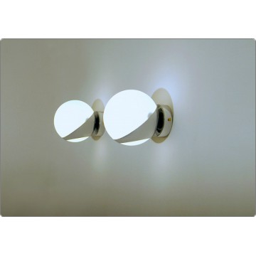Applique SFERA GLASS Art. A-025 - OTTONE CROMATO
