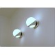 Applique SFERA GLASS Art. A-025 - Ottone Cromato