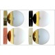 Coppia di Applique SFERA GLASS Art. A-068 - Struttura in Ottone - BIANCO