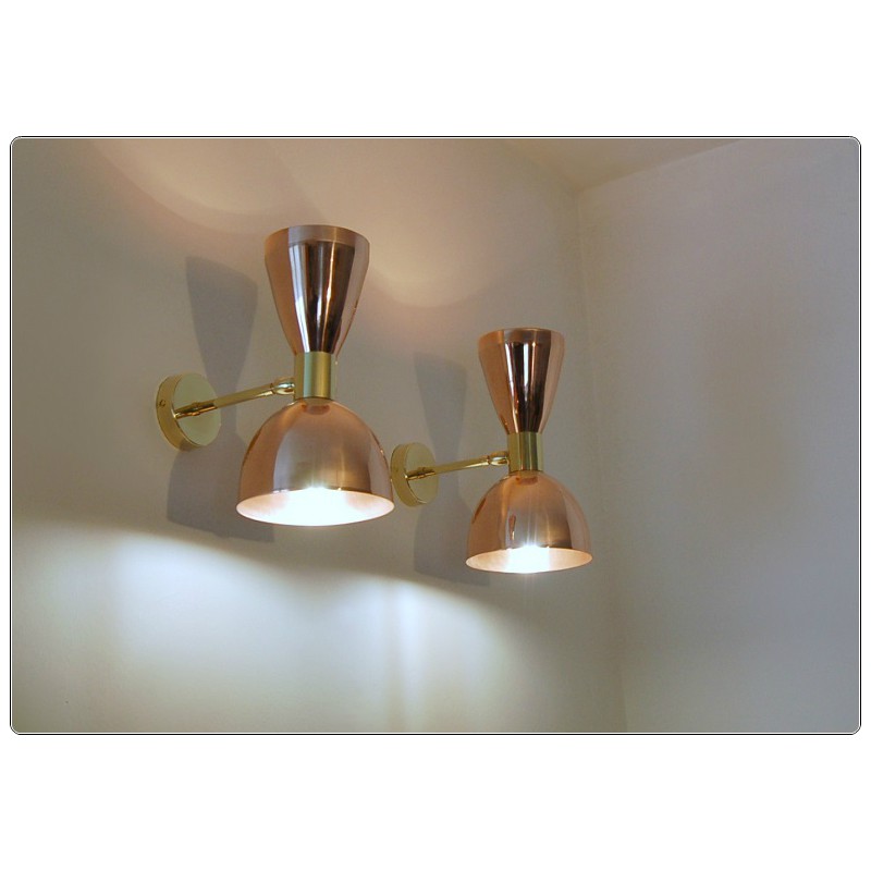 Wall Lamp Art. A045 COPPER / BRASS Deyroo Lighting