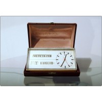 Table Clock R. DESSOMVILLE - Portescap Swiss Made