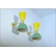 Wall Lamp Art. A-021 - Metal / Brass - YELLOW / Light GREEN