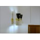 Wall Lamp Art. A-014 - Metal / Brass - BLACK / WHITE